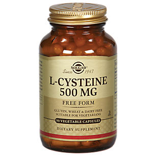 L-Cysteine - Free Form - 500 MG (90 Vegetarian Capsules)