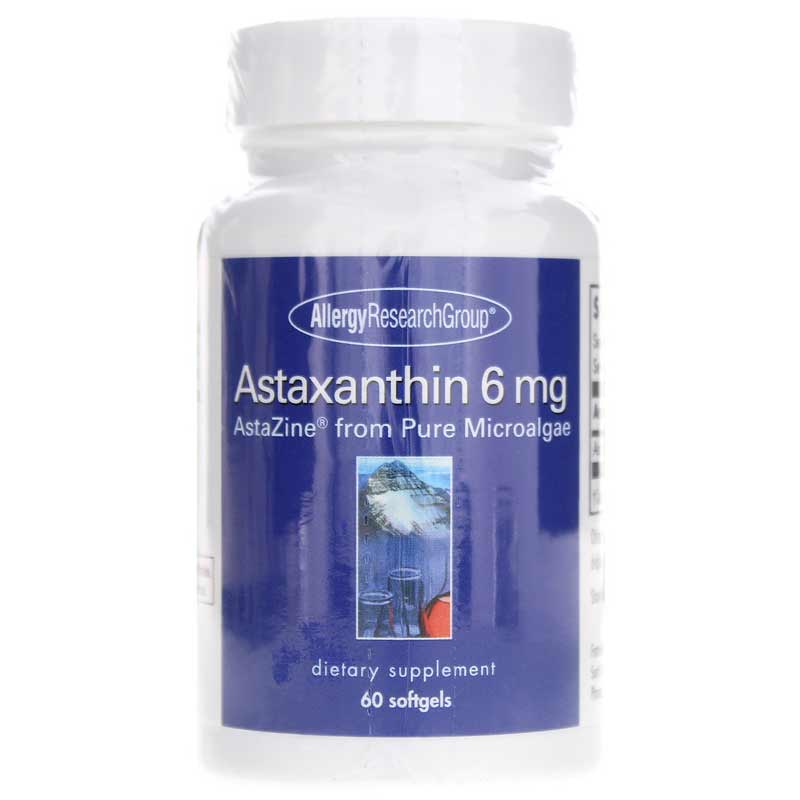 Allergy Research Group Astaxanthin 6 Mg 60 Softgels