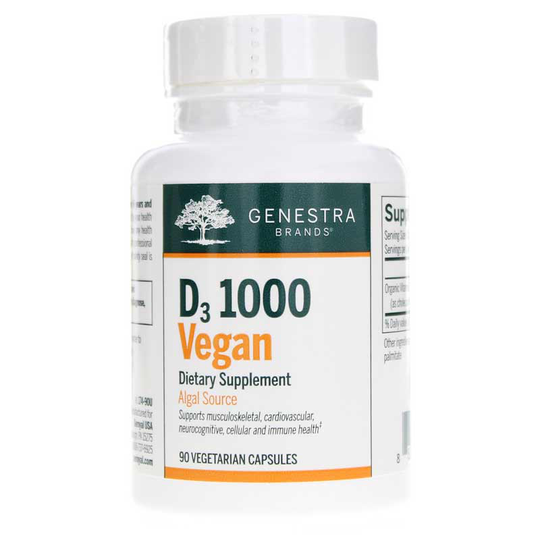 Genestra D3 1000 IU Vegan 90 Veg Capsules