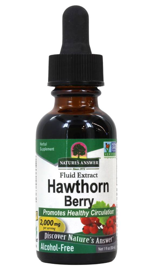 Nature's Answer - Hawthorne Berry Leaf & Flower Alcohol Free - 1 fl. oz.