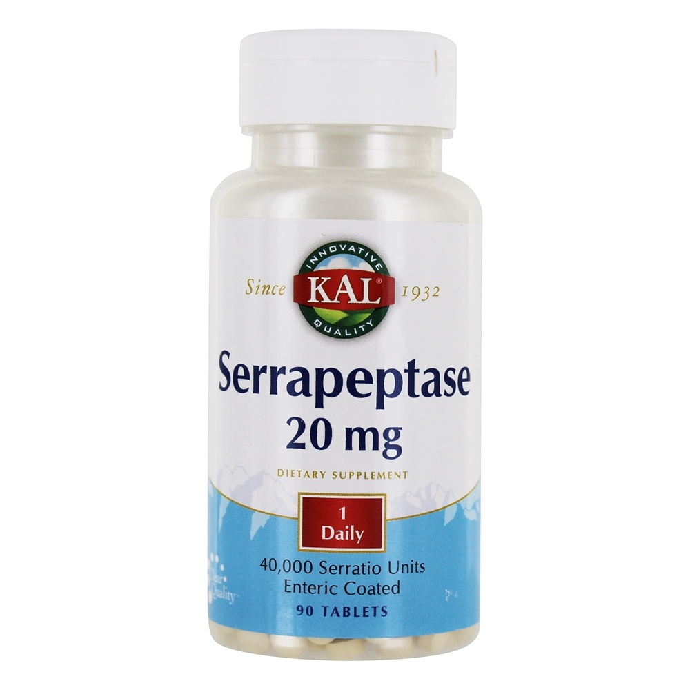 Kal - Serrapeptase 20 mg. - 90 Tablets