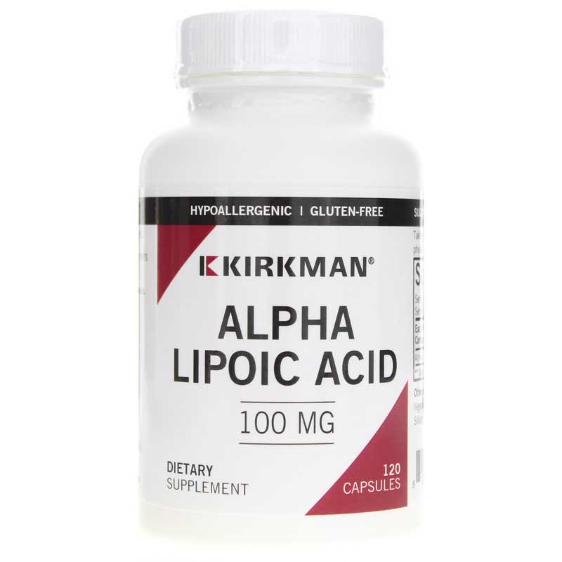 Kirkman Alpha Lipoic Acid 100 Mg 120 Capsules