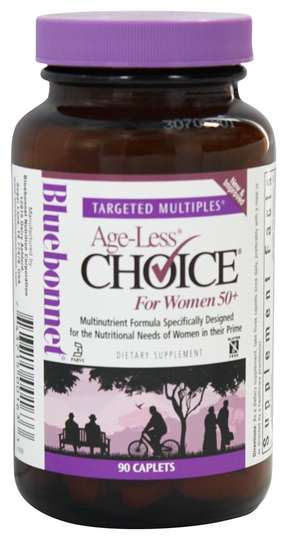 Bluebonnet Nutrition - Targeted Multiples Age-Less Choice For Women 50 - 90 Caplets