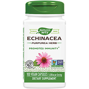 Echinacea Herb - Immune Support - 1,200 MG Per Serving (100 Vegan Capsules)