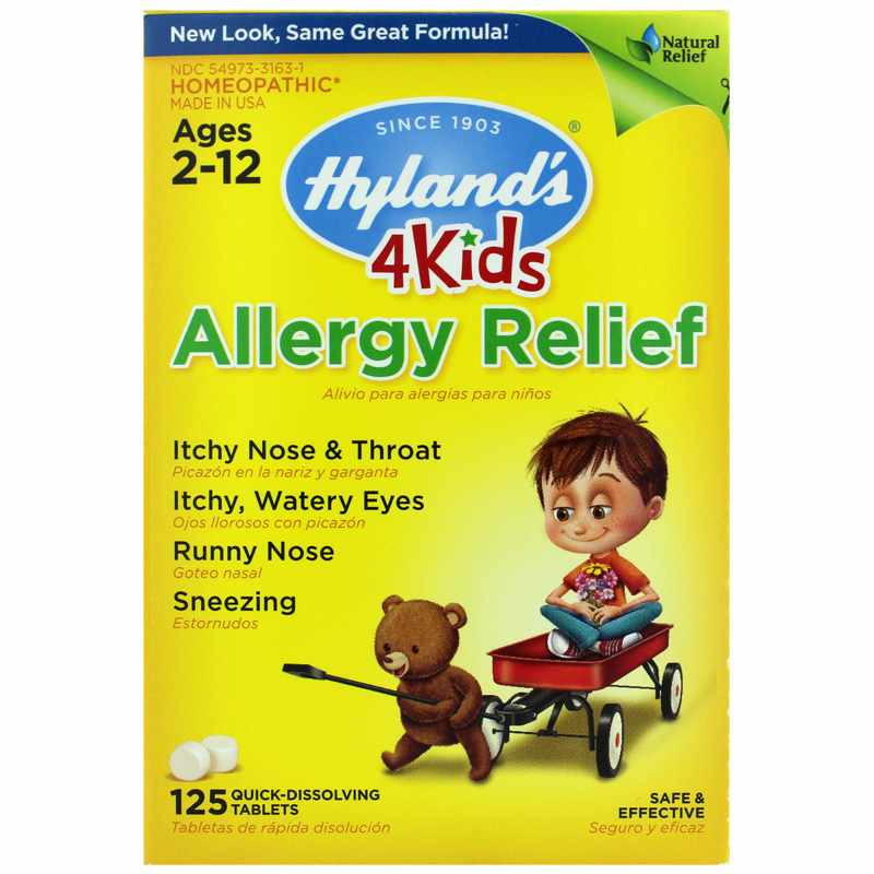 Hylands Allergy Relief 4 Kids 125 Tablets