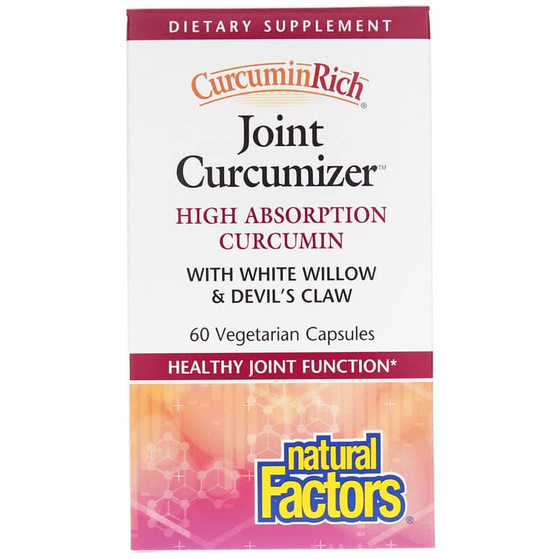 Natural Factors CurcuminRich Joint Curcumizer 60 Veg Capsules