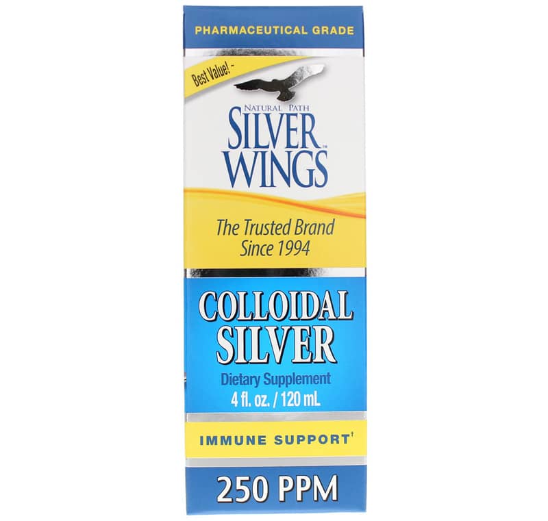 Natural Path Silver Wings Colloidal Silver 250 PPM 4 Oz
