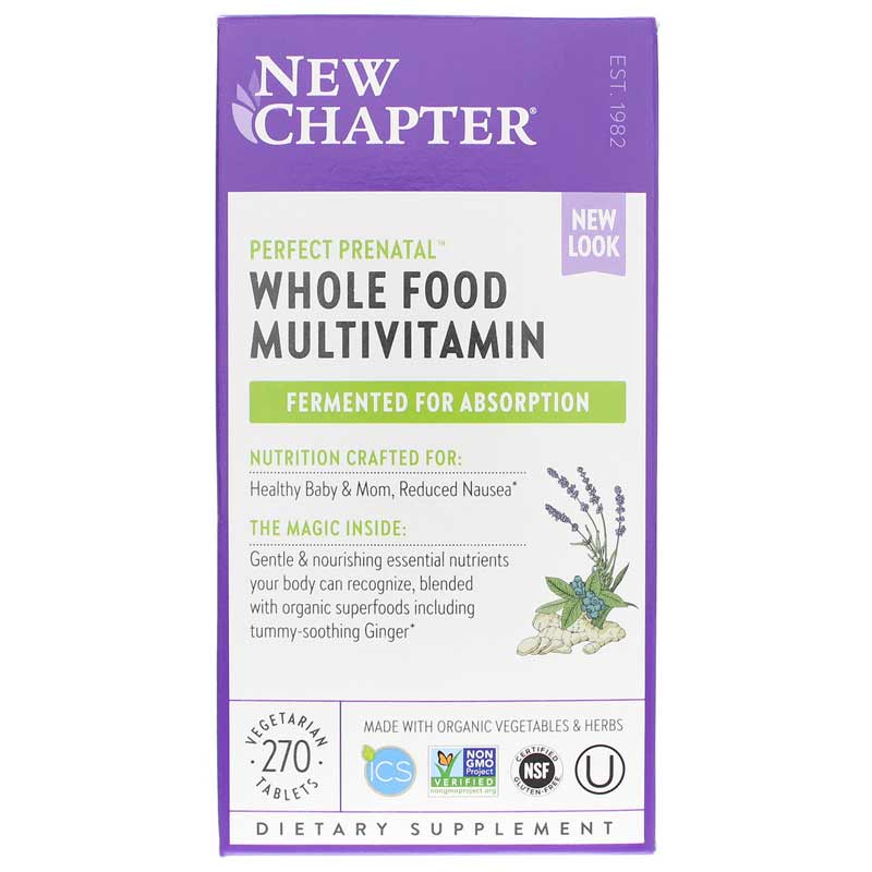 New Chapter Perfect Prenatal Multivitamin 270 Tablets