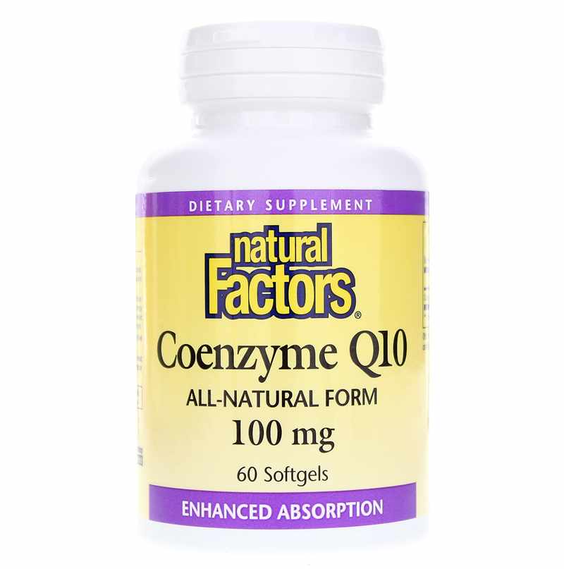 Natural Factors Coenzyme Q10 100 Mg 60 Softgels