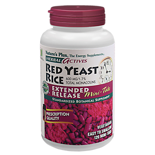 Red Yeast Rice Minis - Extended Release - 600 MG (120 Mini Vegetarian Tablets)