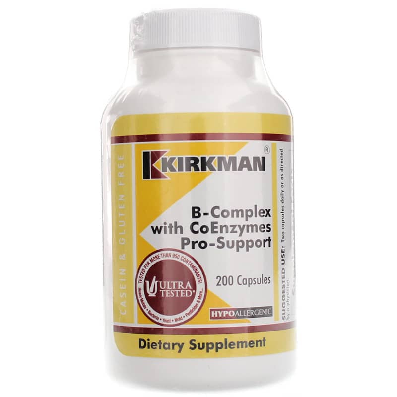 Kirkman B-Complex with CoEnzymes Pro-Support 200 Capsules