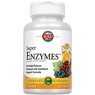 Super Enzymes with Every Meal (60 Tablets)
