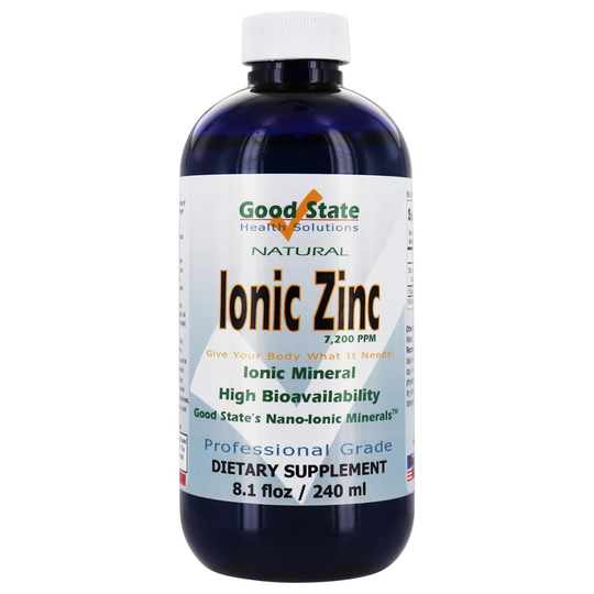 Good State - Natural Liquid Ionic Zinc 7200 Ppm - 8.1 fl. oz.