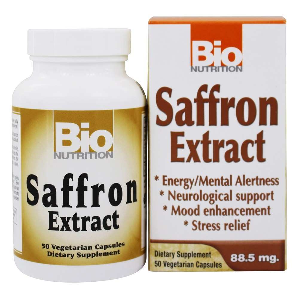 Bio Nutrition - Saffron Extract 88.5 mg. - 50 Vegetarian Capsules