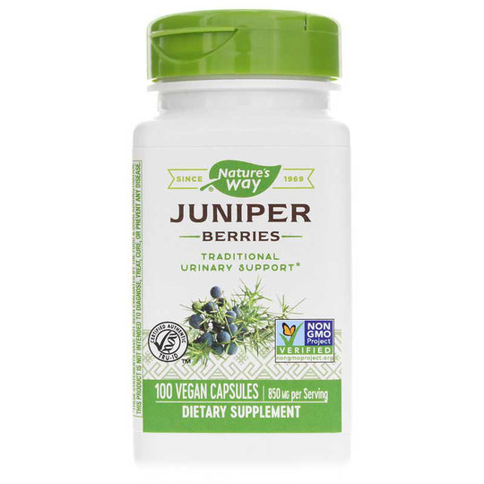Natures Way Juniper Berries 100 Vegan Capsules