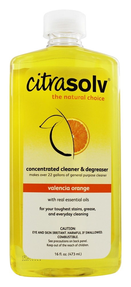 Citra Solv - Concentrated Liquid Cleaner & Degreaser Valencia Orange - 16 fl. oz.