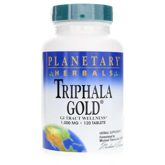 Planetary Herbals Triphala Gold 1000 Mg Tablets 120 Tablets
