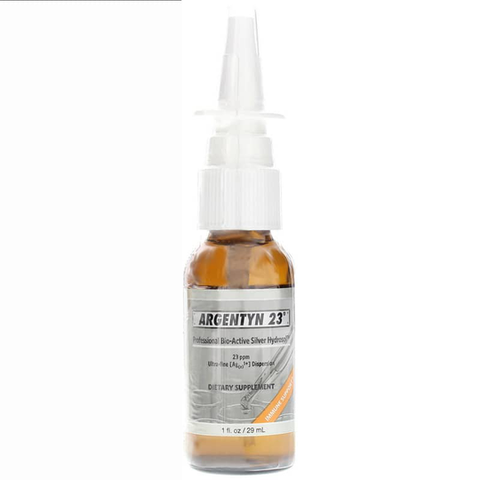 Argentyn 23 Professional Bio-Active Silver Vertical Spray Travel Size 1 Oz