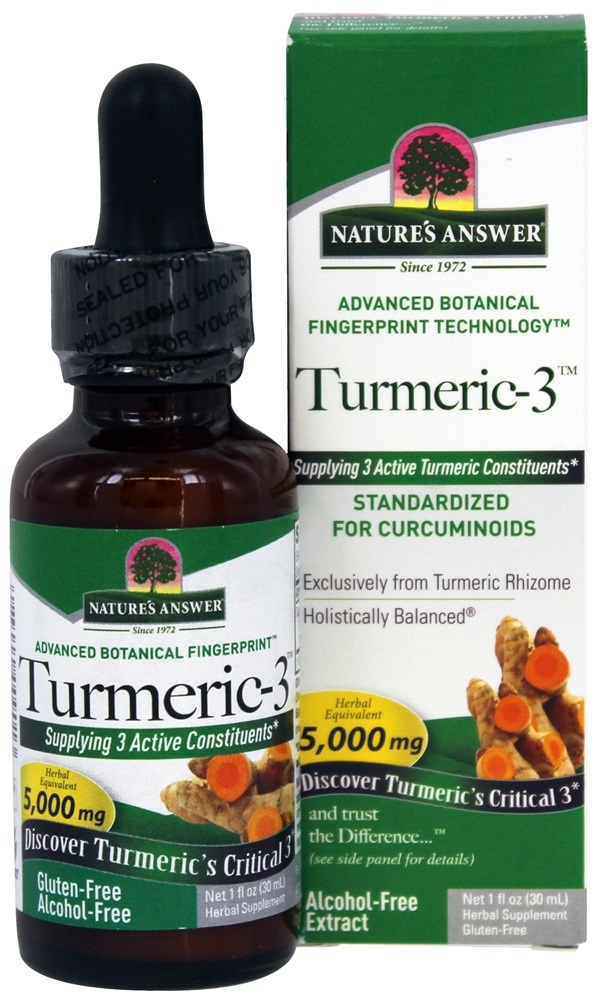 Nature's Answer - Turmeric-3 - 1 oz.