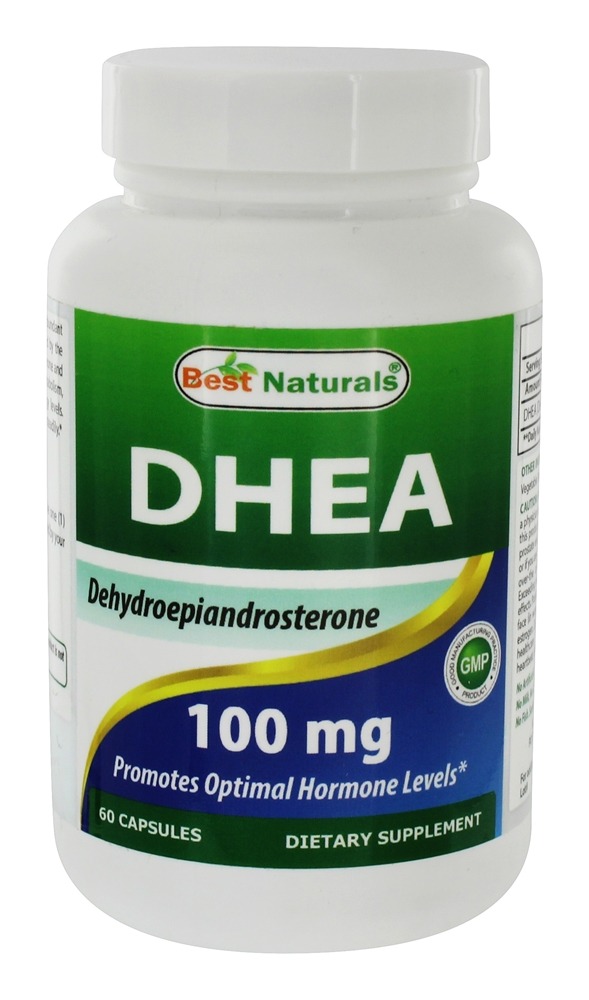 Best Naturals - DHEA Promotes Optimal Hormone Levels 100 mg. - 60 Capsules