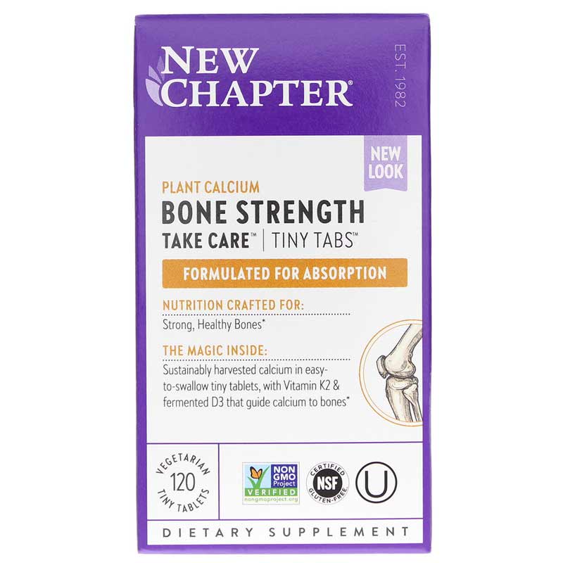 New Chapter Bone Strength Take Care Tiny Tabs 120 Tablets