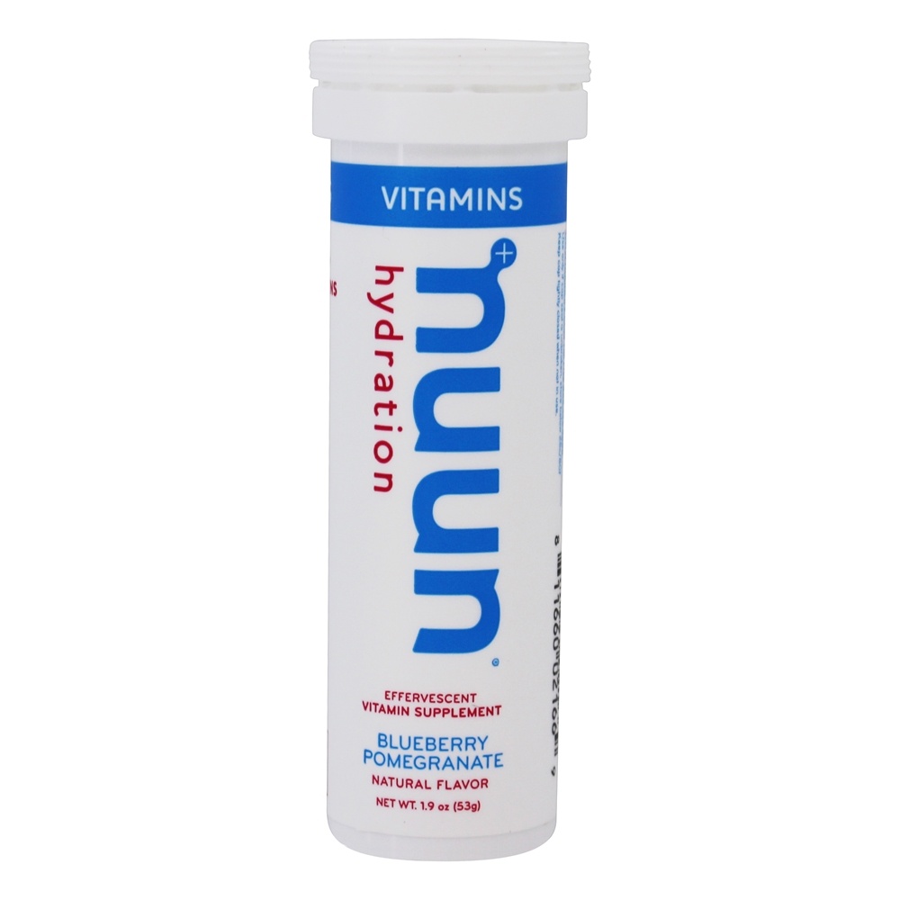 Nuun - Hydration Effervescent Vitamin Supplement Blueberry Pomegranate - 12 Tablets