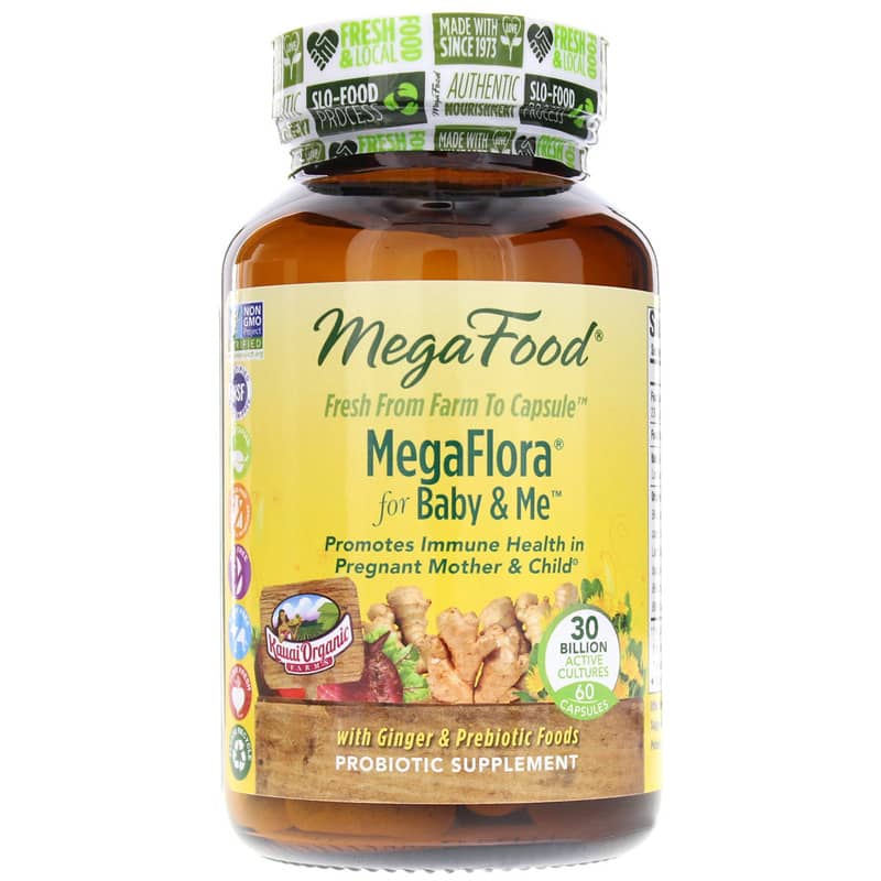 Megafood MegaFlora for Baby & Me 60 Capsules