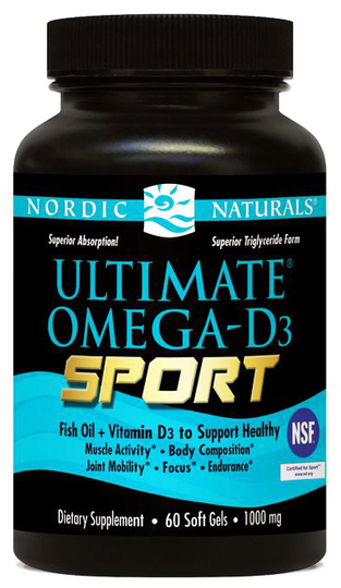 Nordic Naturals - Ultimate Omega-D3 Sport - 60 Softgels