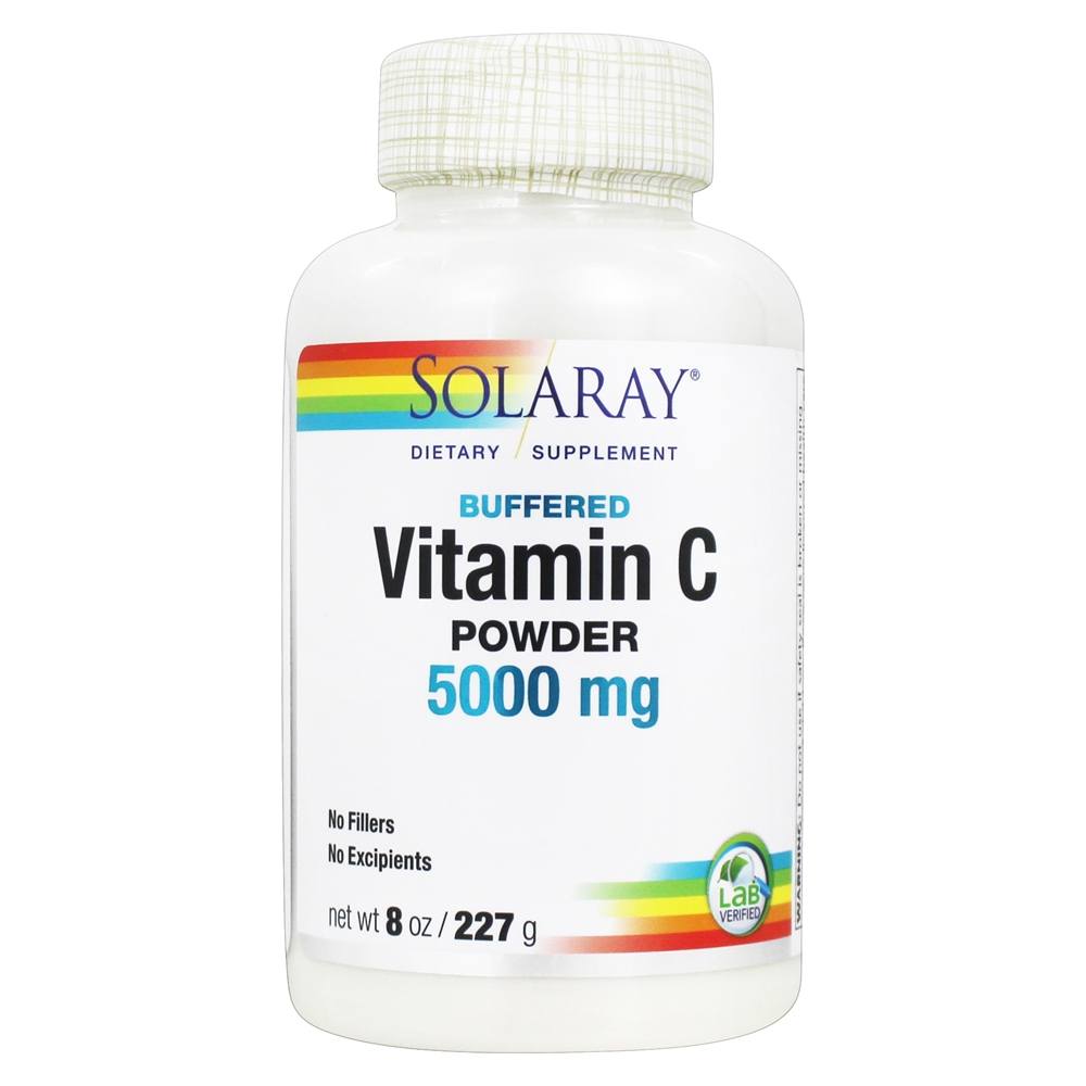 Solaray - Buffered Vitamin C Powder 5000 mg. - 8 oz.