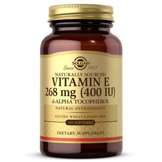 Solgar Vitamin E 268 Mg (400 IU) d-Alpha 100 Softgels