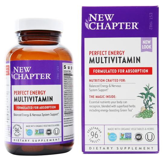 New Chapter - Perfect Energy Multivitamin - 96 Vegetarian Tablets