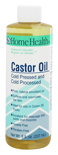 Home Health - Castor Oil Cold Pressed and Cold Processed - 8 fl. oz.