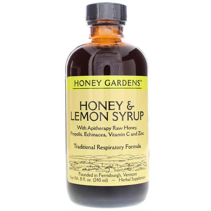 Honey Gardens Honey & Lemon Syrup 8 Oz