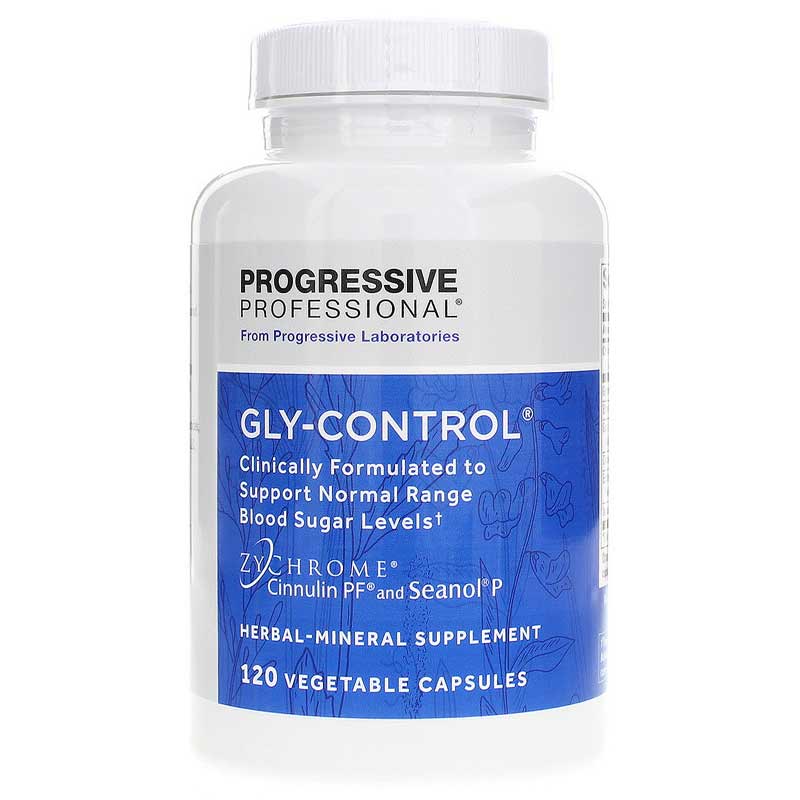 Progressive Labs Gly-Control Herbal Mineral Supplement 120 Veg Capsules