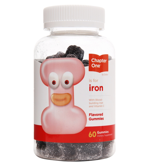 Zahler - Chapter One Iron Complex Gummies - 60 Gummies