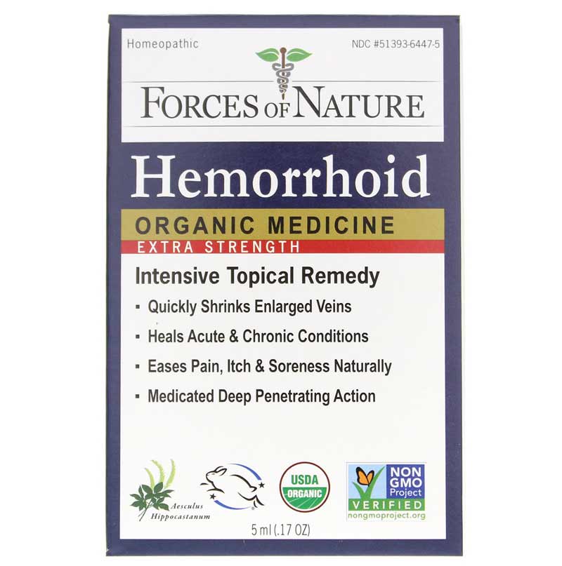 Forces Of Nature Hemorrhoid Control Extra Strength .17 Oz