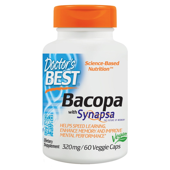 Doctor's Best - Bacopa with Synapsa 320 mg. - 60 Vegetable Capsule(s)