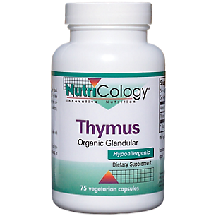 Thymus Organic Glandular (75 Vegetarian Capsules)