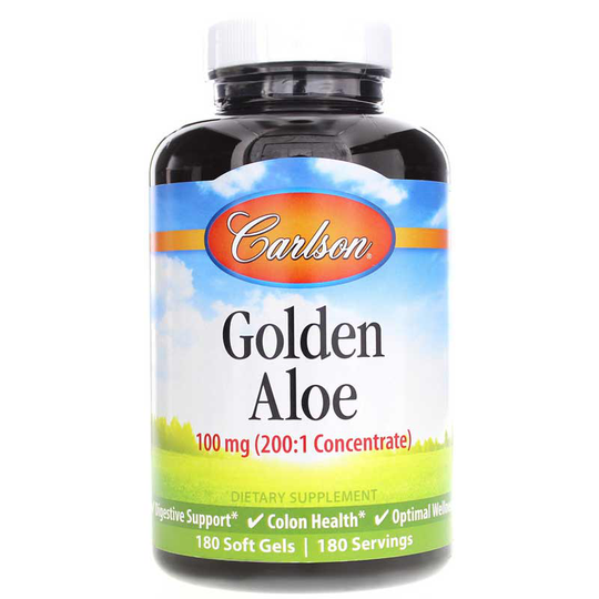 Carlson Labs Golden Aloe 100 Mg, 180 Softgels