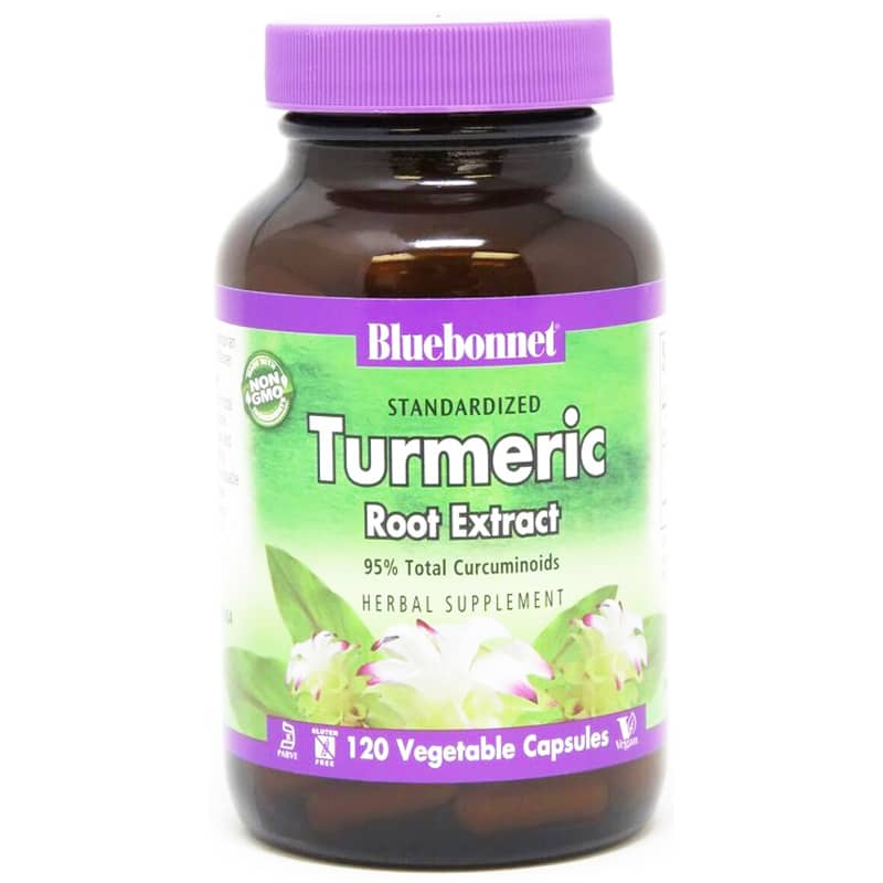 Bluebonnet Turmeric Root Extract 120 Veg Capsules