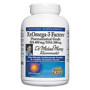 Dr. Murray's Rx Omega 3 Factors - EPA 400 MG / DHA 200 MG (240 Softgels)