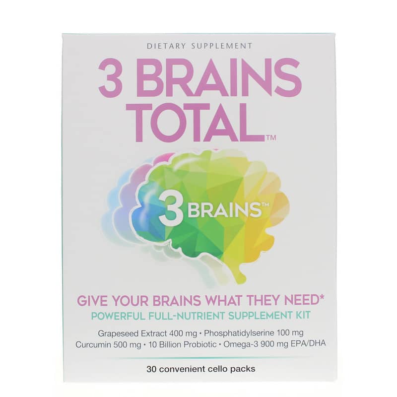 Natural Factors 3 Brains Total 30 Packets