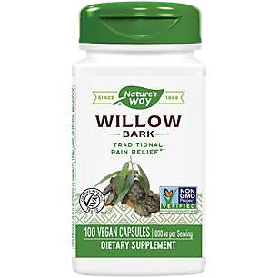 Willow Bark - Traditional Pain Relief - 800 MG (100 Vegan Capsules)
