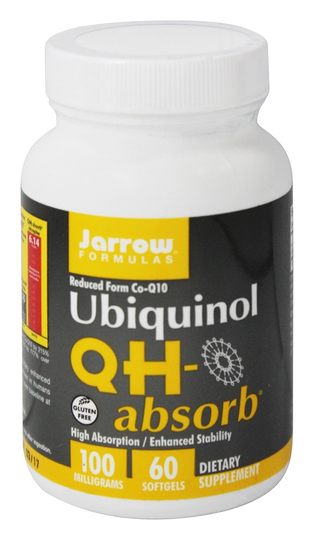 Jarrow Formulas - Ubiquinol QH-absorb 100 mg. - 60 Softgels