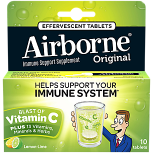Airborne Effervescent - Lemon Lime (10 Tablets)