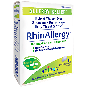 RhinAllergy - Homeopathic Allergy Relief - Non-Drowsy (60 Quick-Dissolving Tablets)