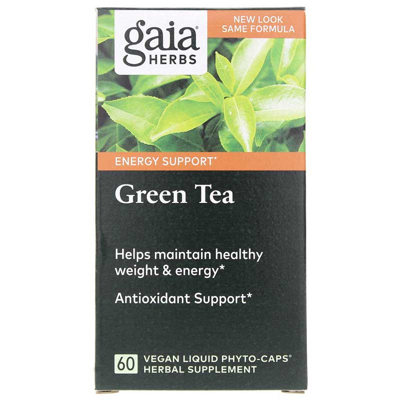 Gaia Herbs Green Tea 60 Liquid Phyto Caps