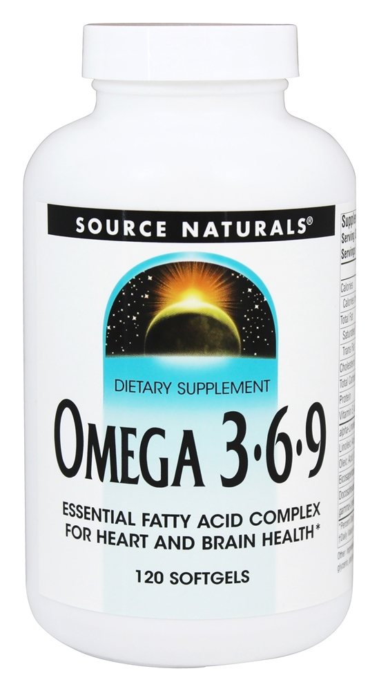 Source Naturals - Omega 3-6-9 - 120 Softgels