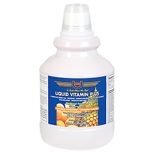 Liquid Vitamin Plus - Multivitamin Ultra Absorbable Blend - Natural Pineapple/Orange (32 Fluid Ounces)