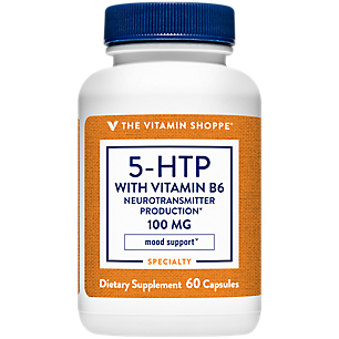 5-HTP with Vitamin B6 for Mood Support - 100 MG (60 Capsules)